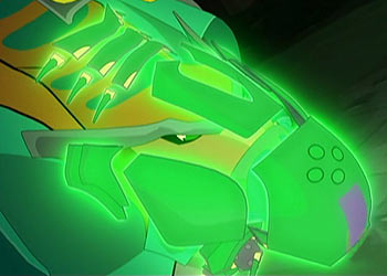 Dragon Booster: Cyrano with Green Ramming Gear