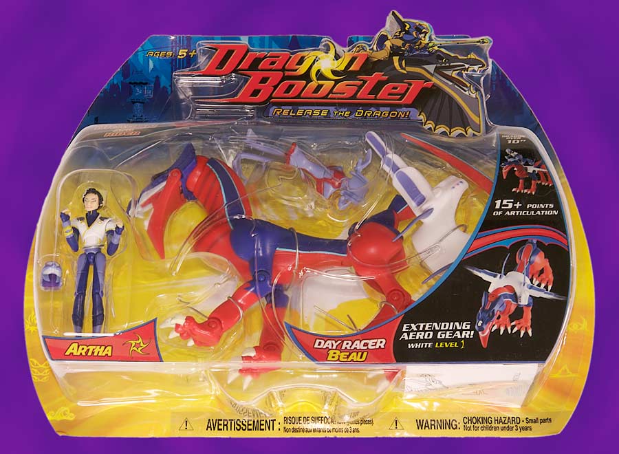 Dragon Booster: Red and Blue Dragon Beau